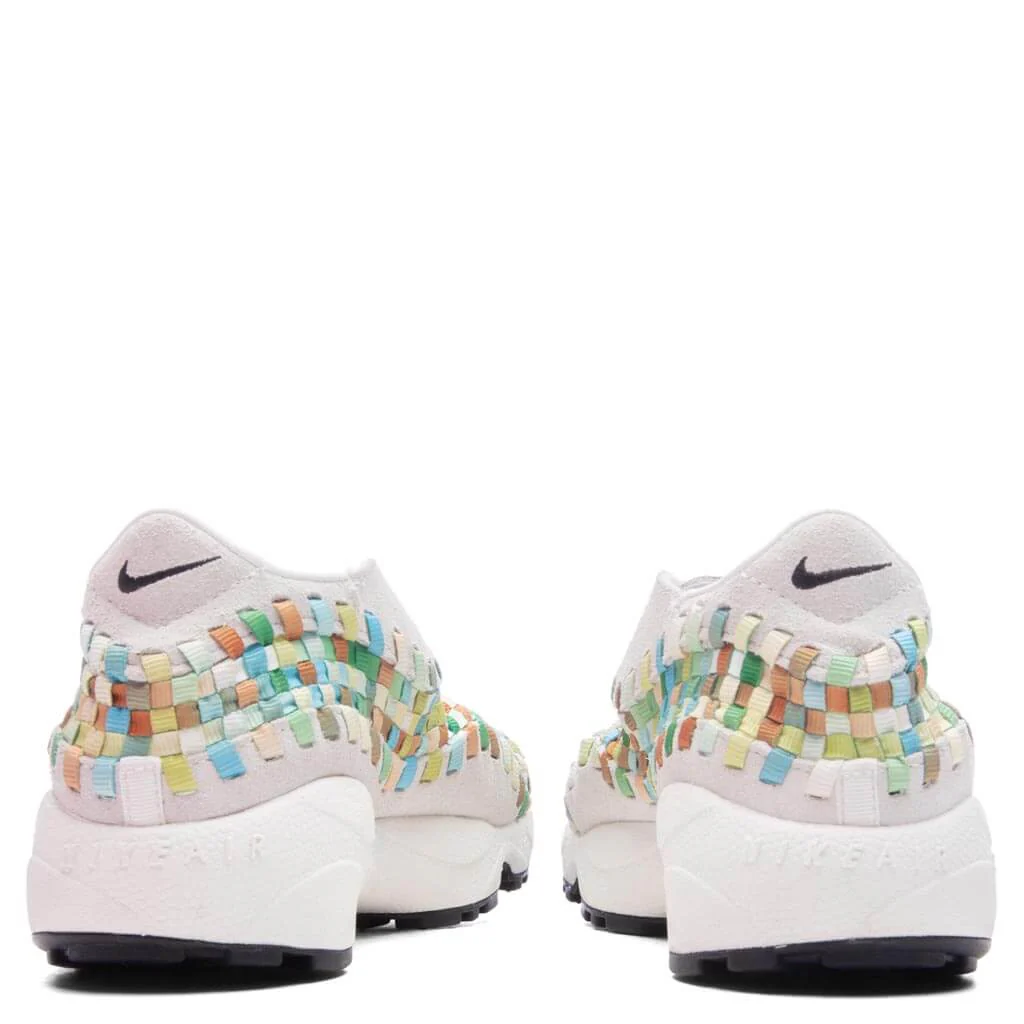 Women's Air Footscape Woven - Summit White/Black/Multi-Color - Image 4