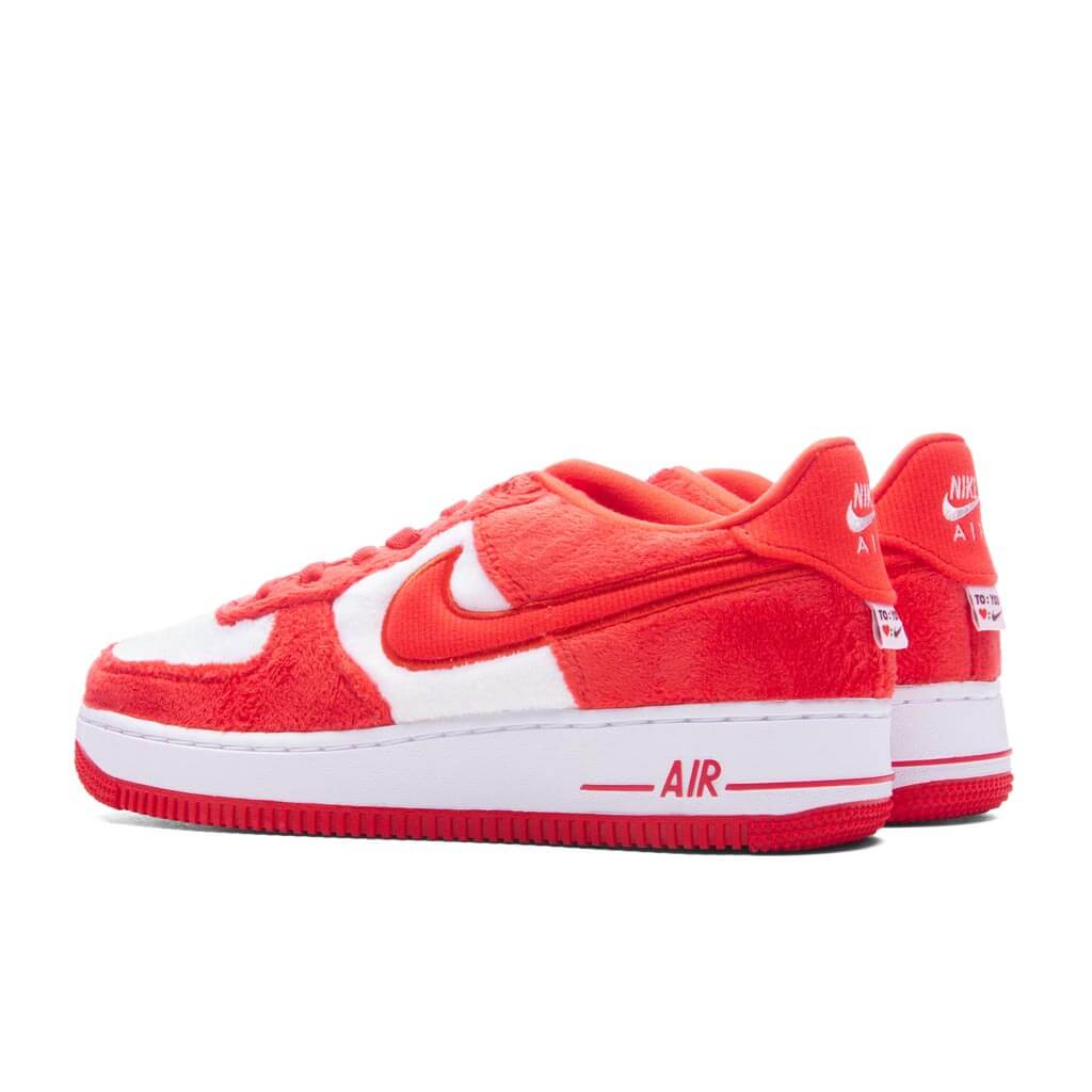 Air Force 1 LV8 2 (GS) 'Valentine's Day'- Fire Red/Light Crimson/Pink Foam - Image 3