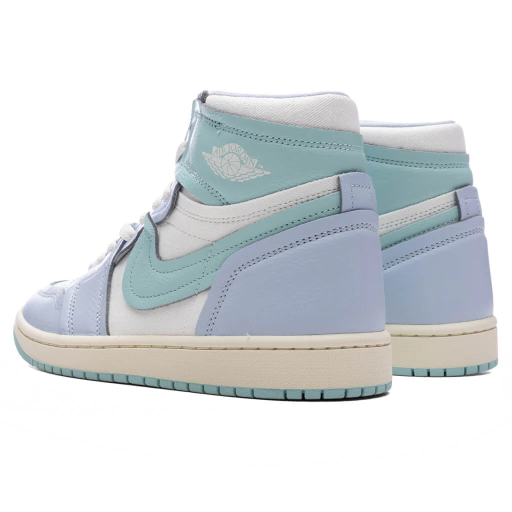 Women's Air Jordan 1 High MM - Hydrogen Blue/Sail/Light Dew - Image 3