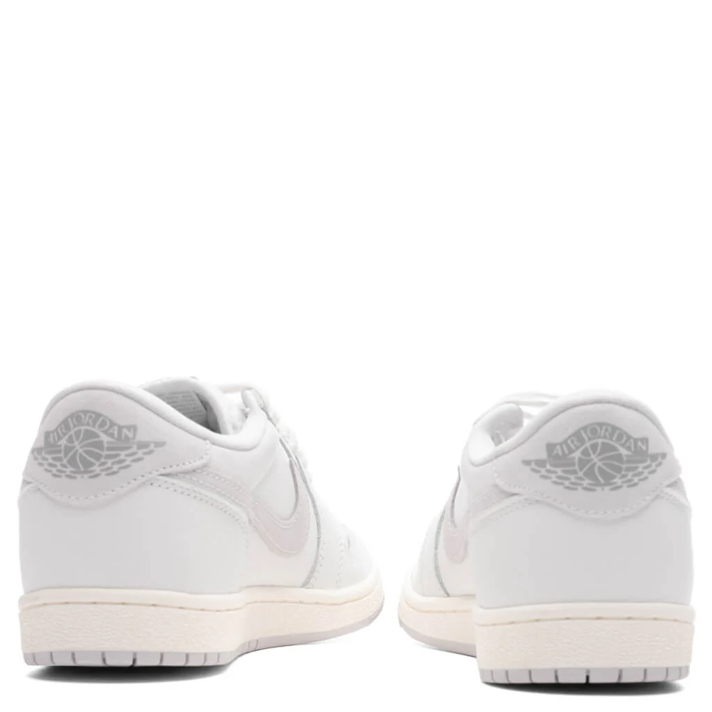Air Jordan 1 Low '85 'Neutral Grey' - Summit White/Light Smoke Grey - Image 4
