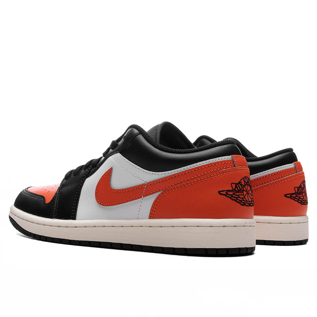 Air Jordan 1 Low - Black/Starfish/White/Sail - Image 3