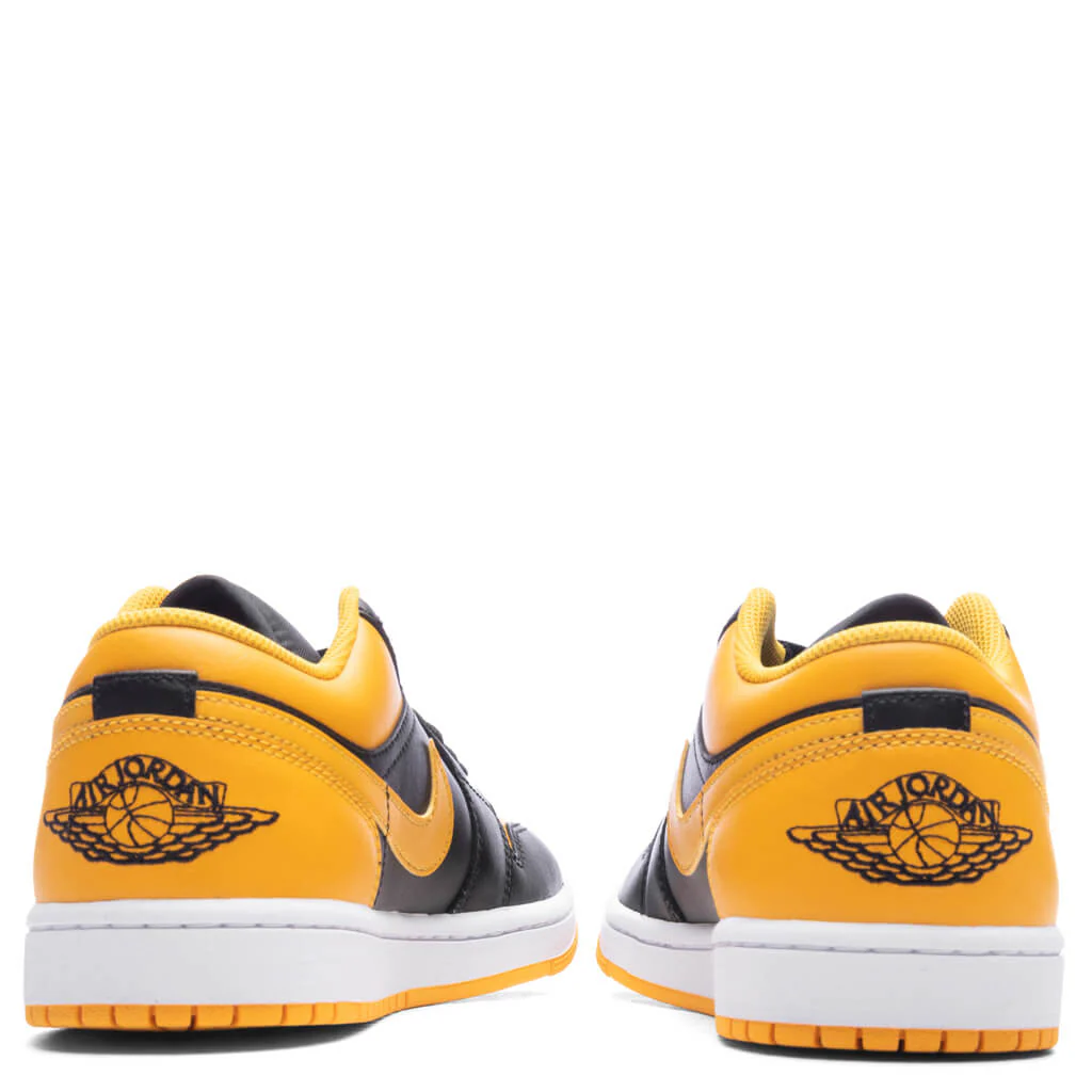 Air Jordan 1 Low - Black/Yellow Ochre/White - Image 4