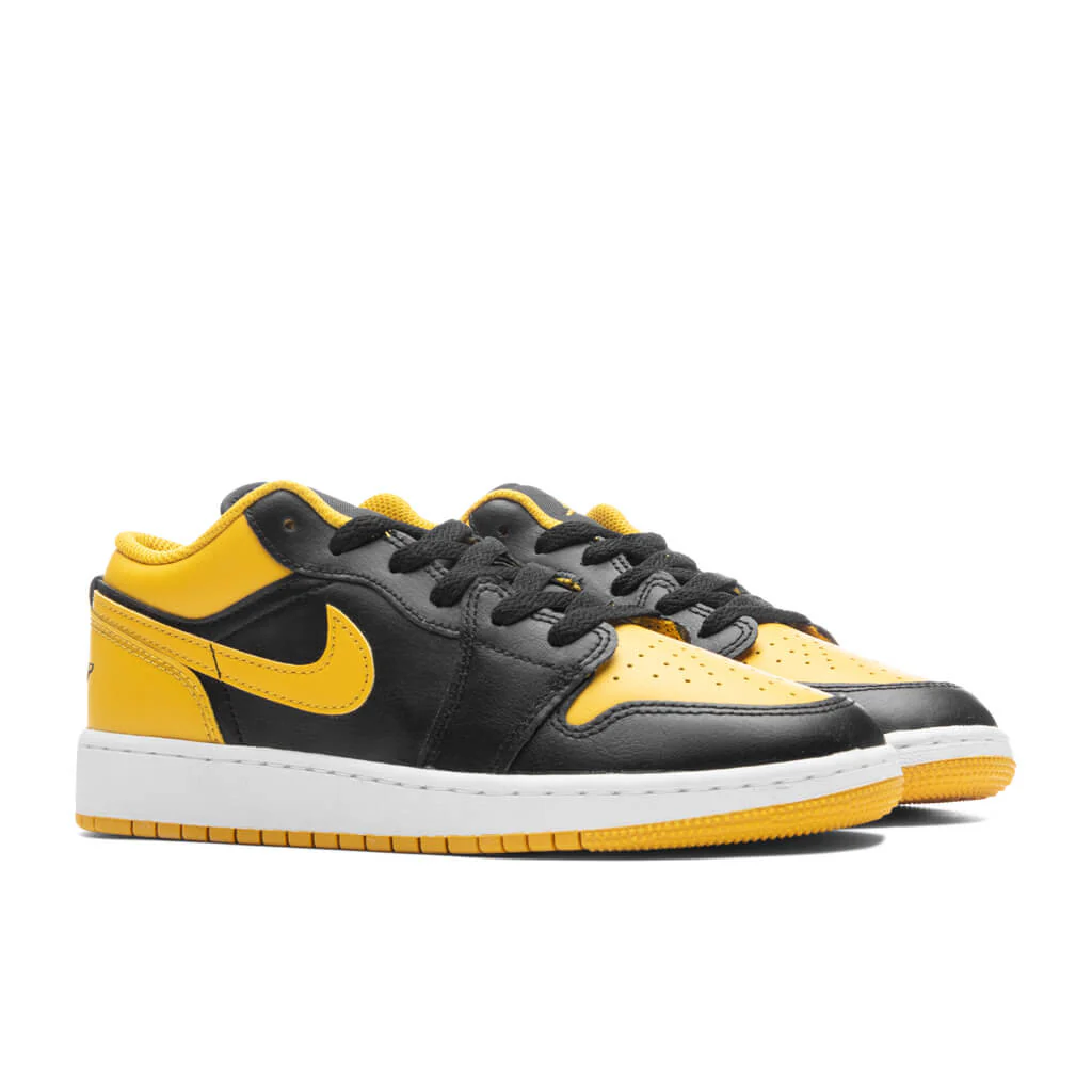Air Jordan 1 Low (GS) - Black/Yellow Ochre/White - Image 2