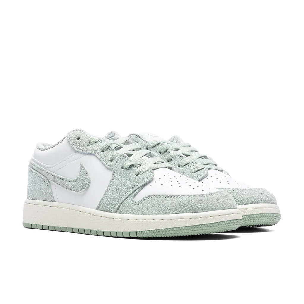 Air Jordan 1 Low SE (GS) - White/Seafoam/Sail - Image 2