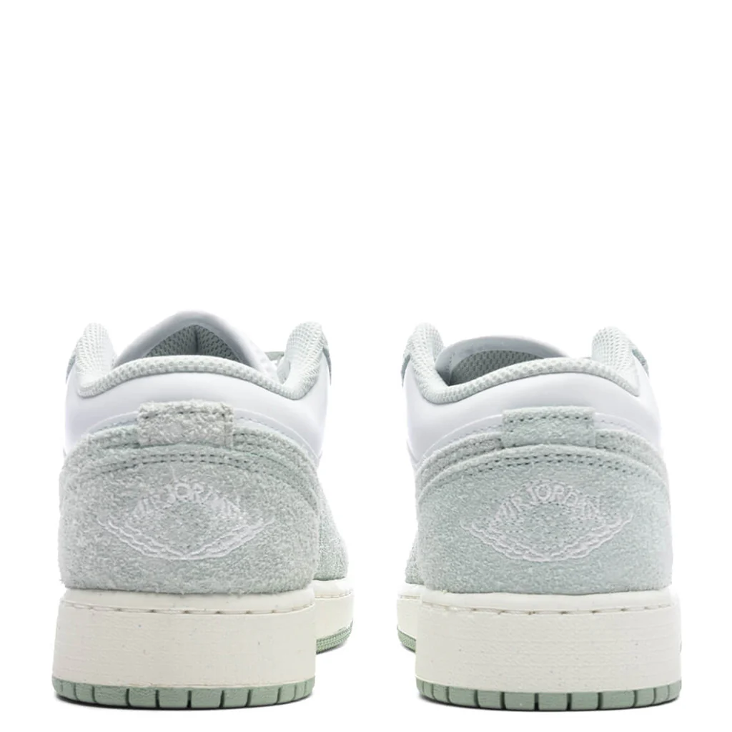 Air Jordan 1 Low SE (GS) - White/Seafoam/Sail - Image 4