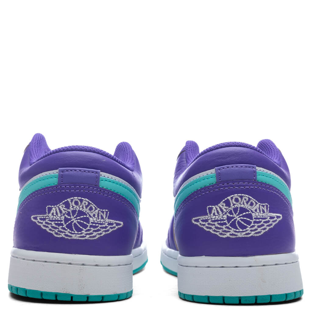 Air Jordan 1 Low SE - Psychic Purple/Hyper Jade/White - Image 4