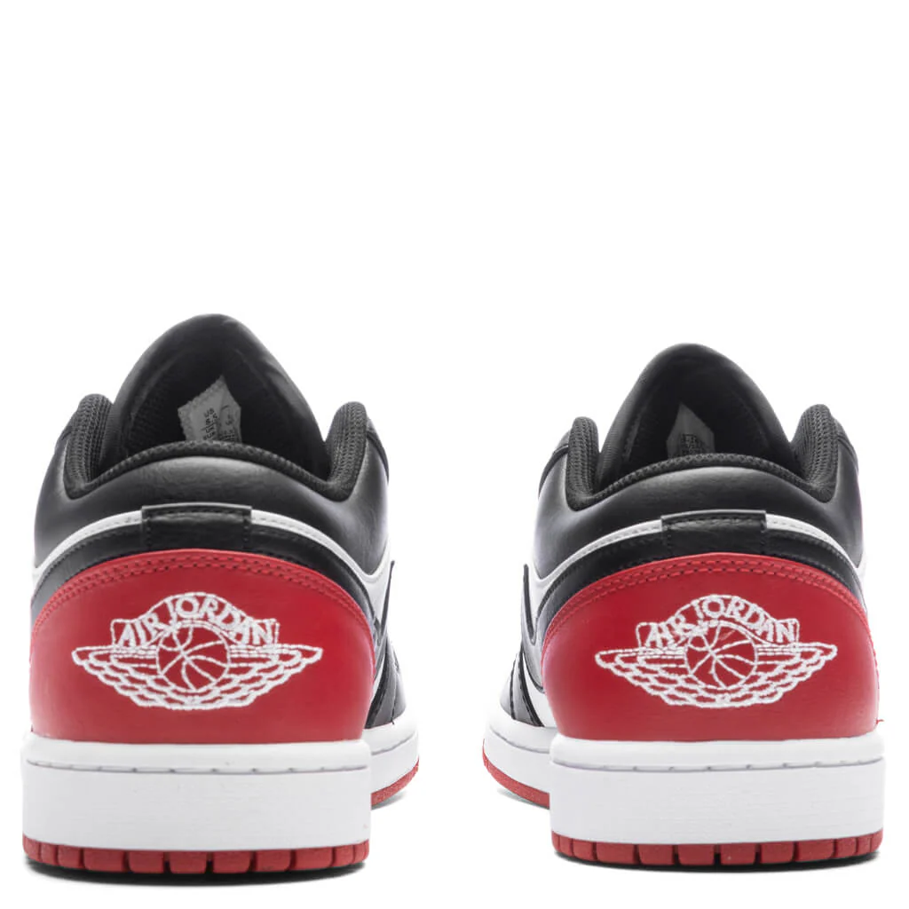 Air Jordan 1 Low - White/Black/Varsity Red - Image 4