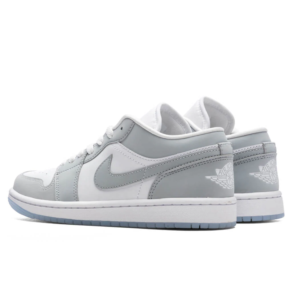 Women's Air Jordan 1 Low - White/Wolf Grey/Aluminum - Image 3