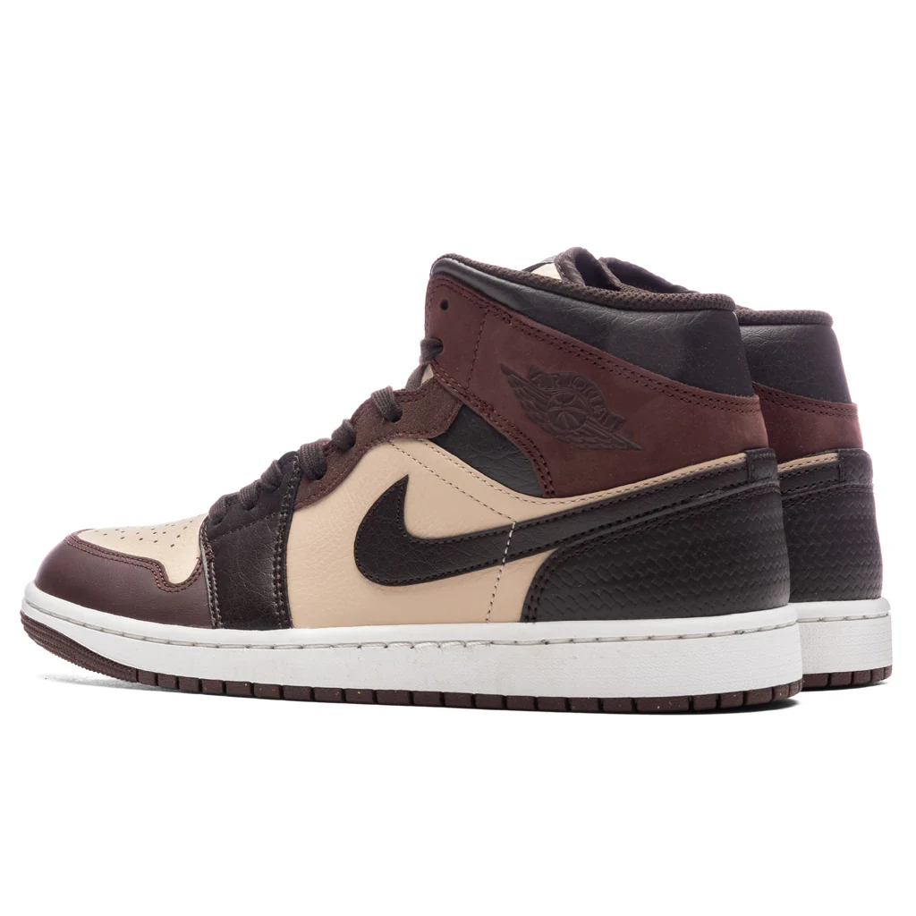 Air Jordan 1 Mid SE - Velvet Brown/Earth/Sanddrift - Image 3