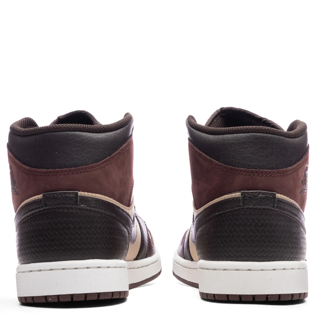 Air Jordan 1 Mid SE - Velvet Brown/Earth/Sanddrift - Image 4