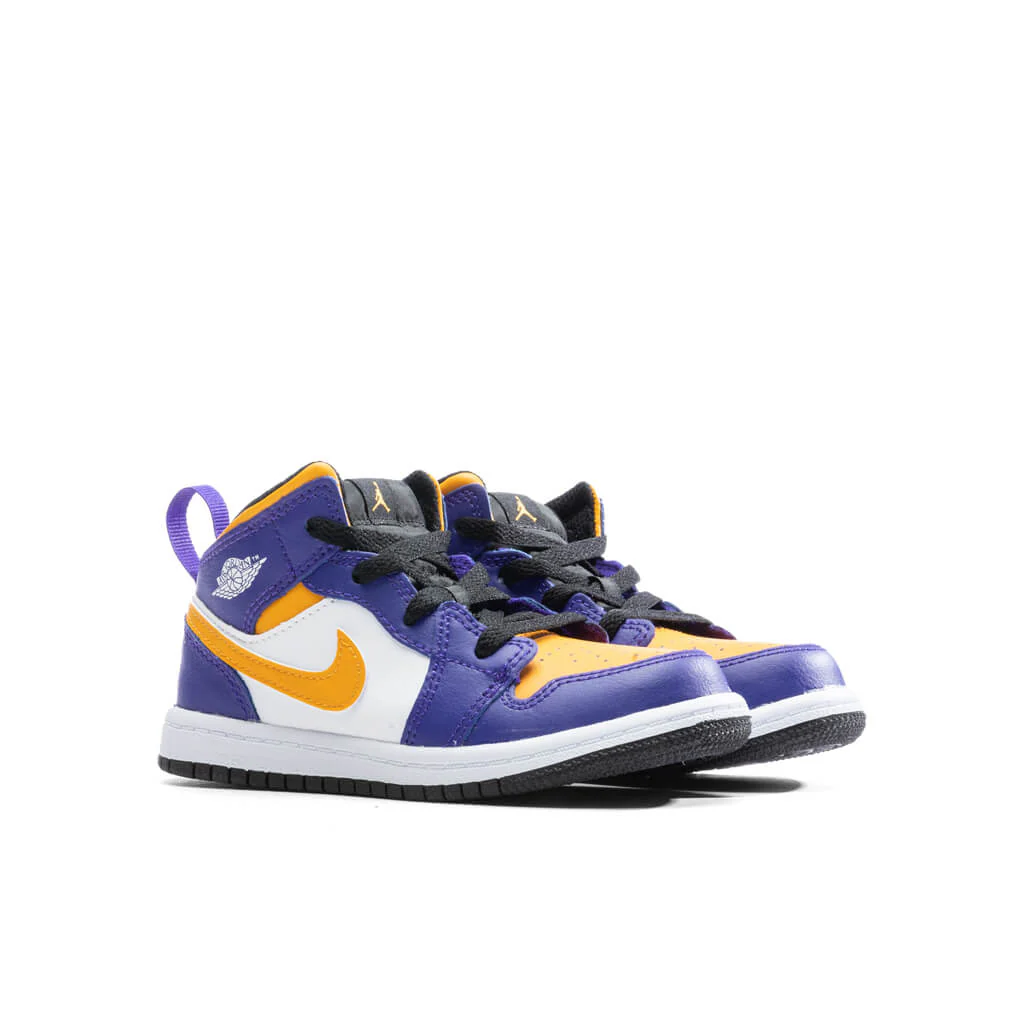 Air Jordan 1 Mid (TD) - Dark Concord/Taxi/White - Image 2