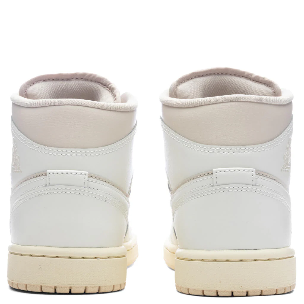 Women's Air Jordan 1 Mid - Legend Light Brown/Sail/Muslin - Image 4