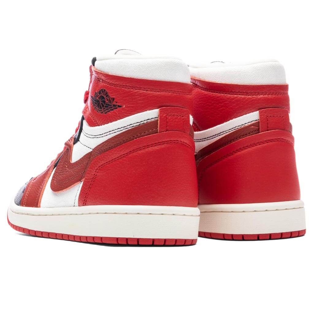 Women's Air Jordan 1 High MM - Sport Red/Dune Red/Black - Image 3