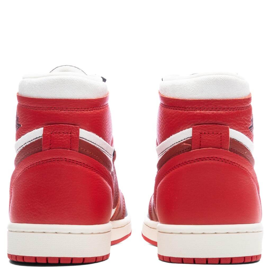 Women's Air Jordan 1 High MM - Sport Red/Dune Red/Black - Image 4