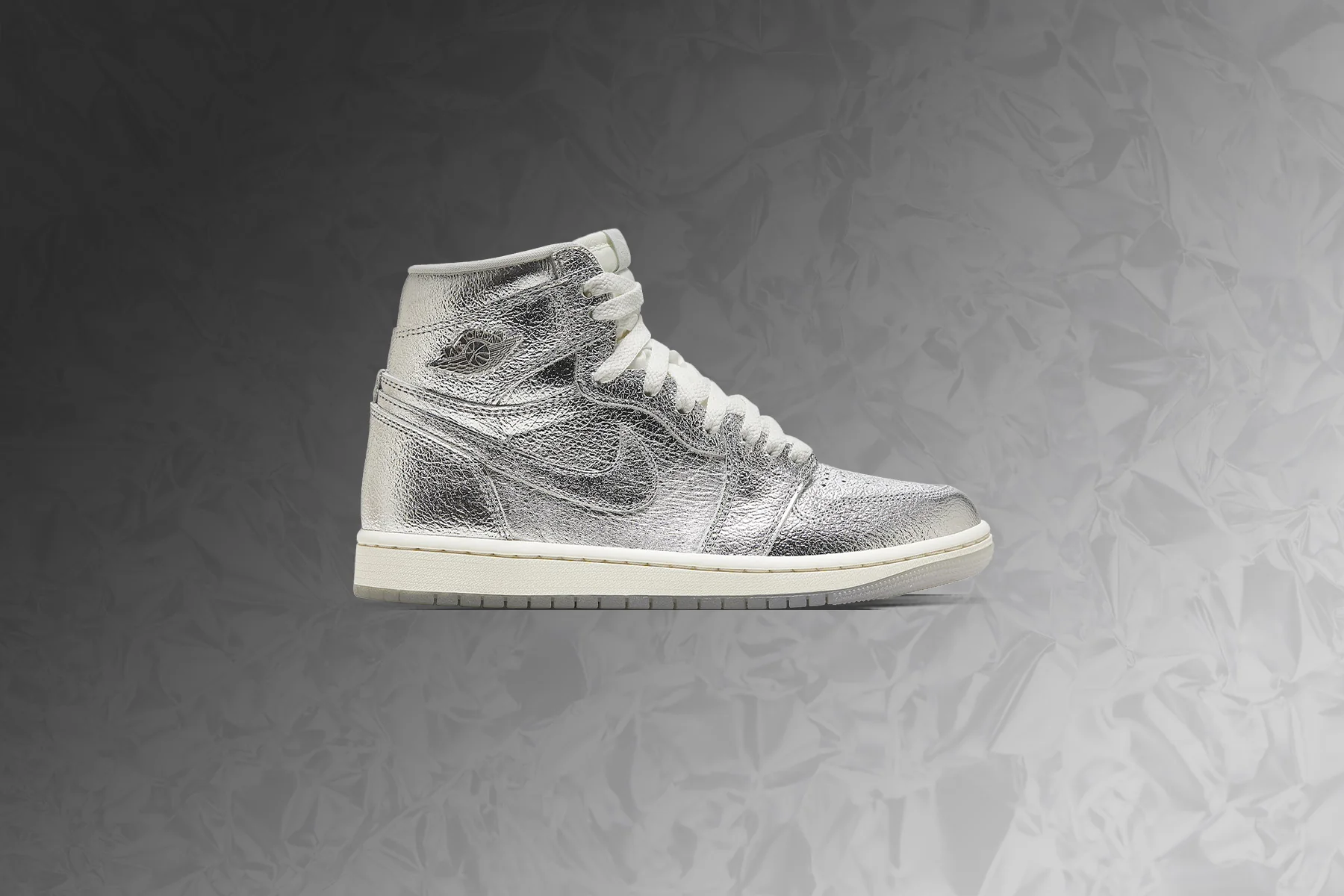 Women's Air Jordan 1 Retro Hi OG - Metallic Silver/Photon Dust/Sail - Image 5