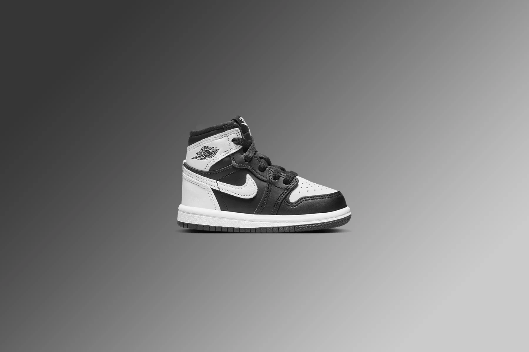 Air Jordan 1 Retro High OG (TD) - Black/White - Image 5