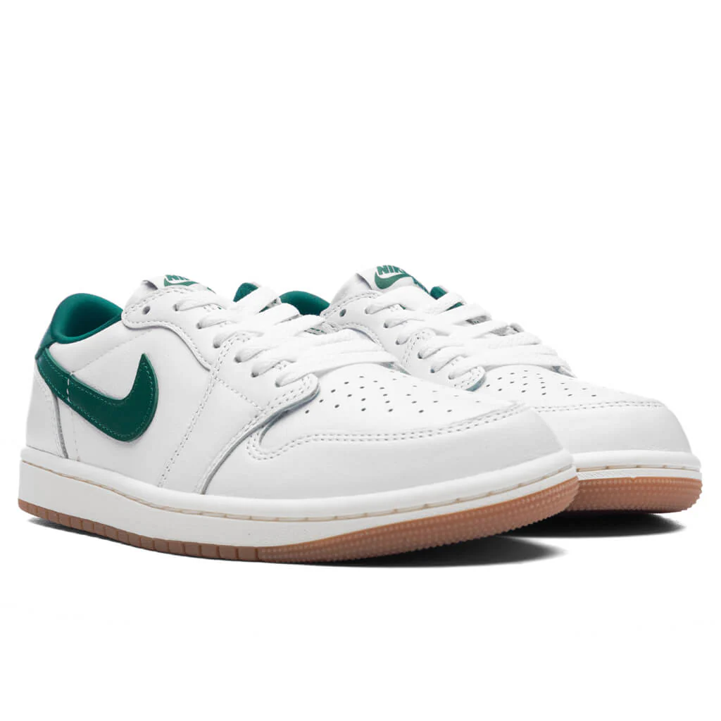 Women's Air Jordan 1 Retro Low OG - White/Oxidized Green/Sail - Image 2