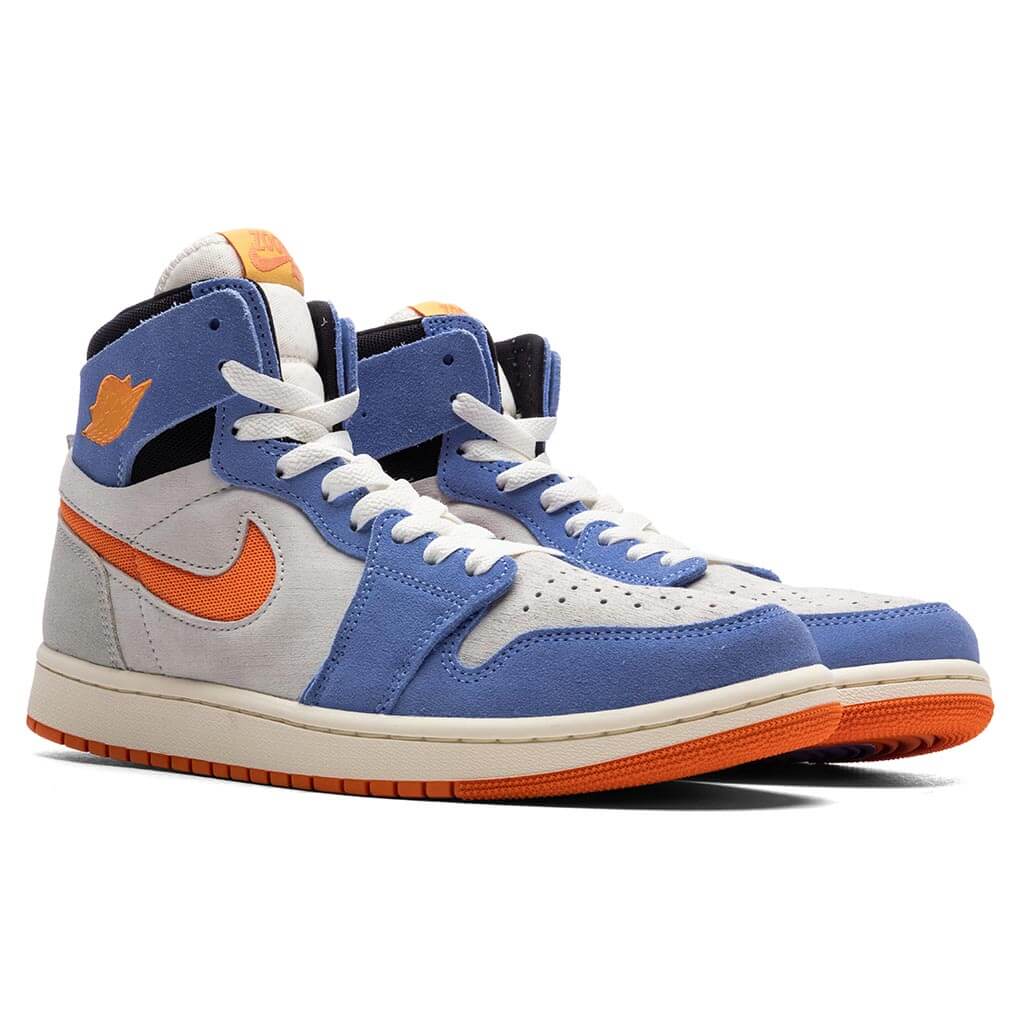 Air Jordan 1 Zoom CMFT 2 - Sail/Alpha Orange/Royal Pulse - Image 2