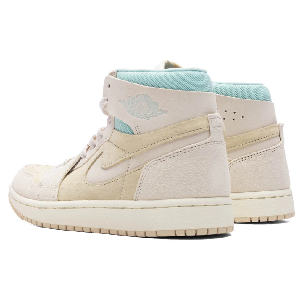 Women's Air Jordan 1 Zoom CMFT 2 - Coconut Milk/Legend Light Brown/Light Dew - Image 3