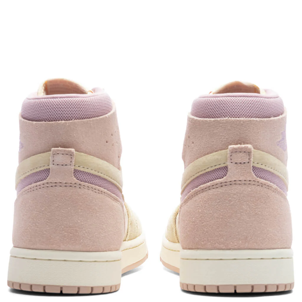 Women's Air Jordan 1 Zoom CMFT 2 - Muslin/Plum Chalk/Particle Beige/Sail - Image 4