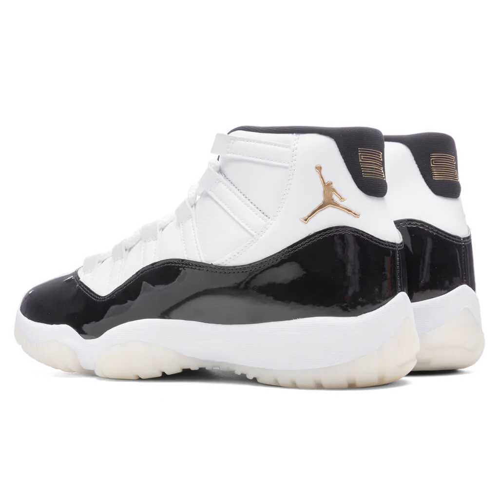 Air Jordan 11 Retro 'Gratitude/Defining Moments' - White/Metallic Gold/Black - Image 3