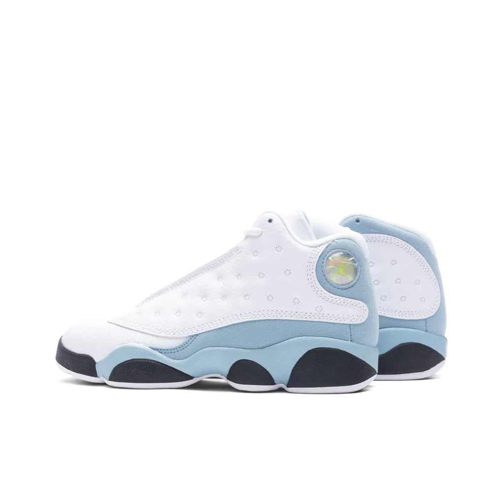Air Jordan 13 Retro (PS) - White/Yellow Ochre/Blue Grey - Image 3