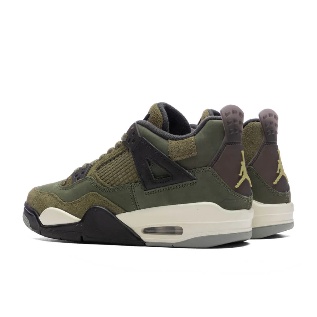Air Jordan 4 Retro SE Craft (GS) - Medium Olive/Pale Vanilla/Cargo Khaki - Image 3