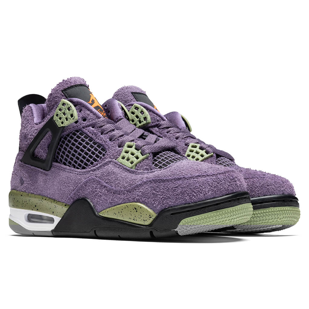 Women's Air Jordan 4 Retro - Canyon Purple/Safety Orange/Alligator - Image 2