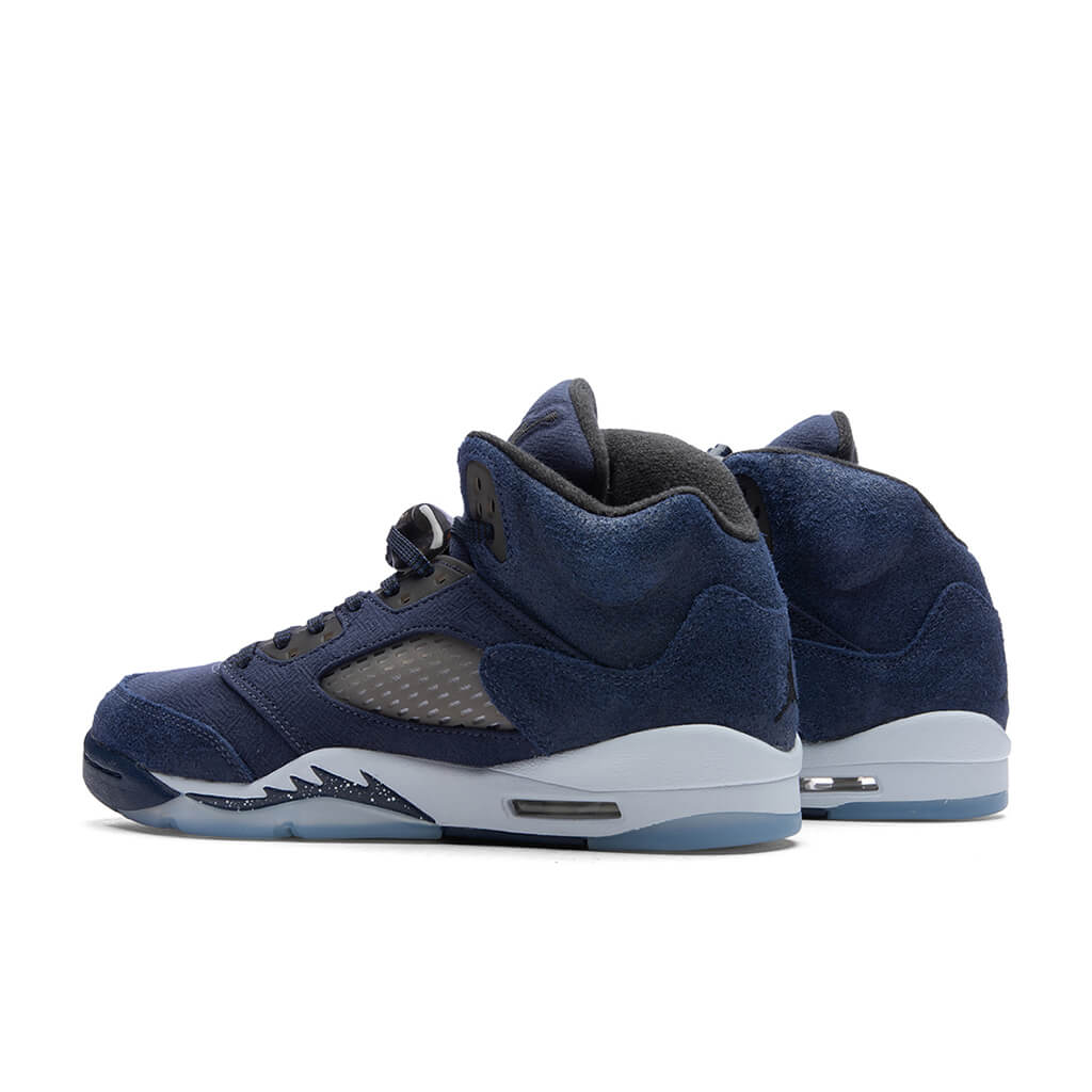 Air Jordan 5 Retro SE (GS) - Midnight Navy/Black/Football Grey - Image 3
