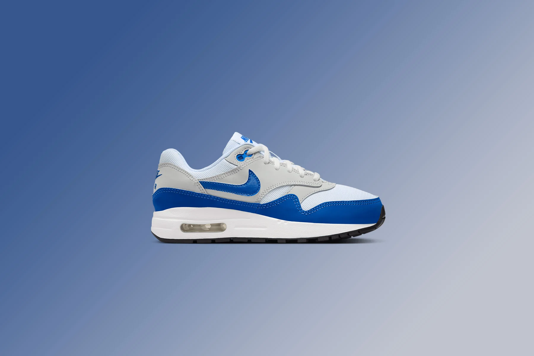 Air Max 1 '86 (GS) 'Royal Blue' - White/Game Royal/Neutral Grey - Image 5