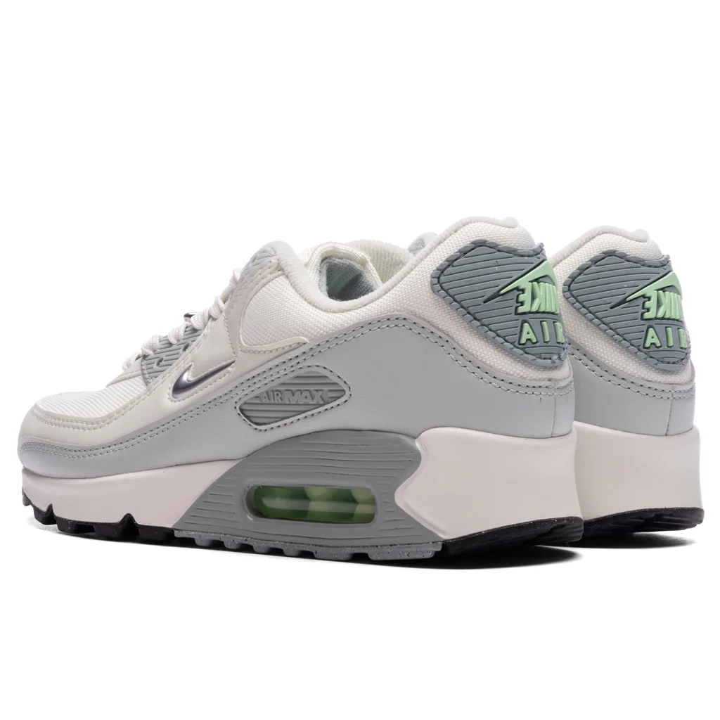 Women's Air Max 90 SE - Sail/Metallic Silver/Sea Glass - Image 3