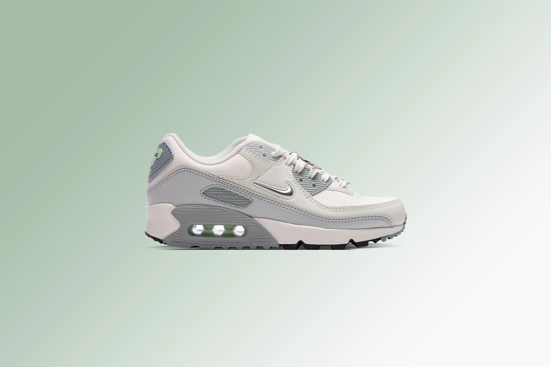 Women's Air Max 90 SE - Sail/Metallic Silver/Sea Glass - Image 5