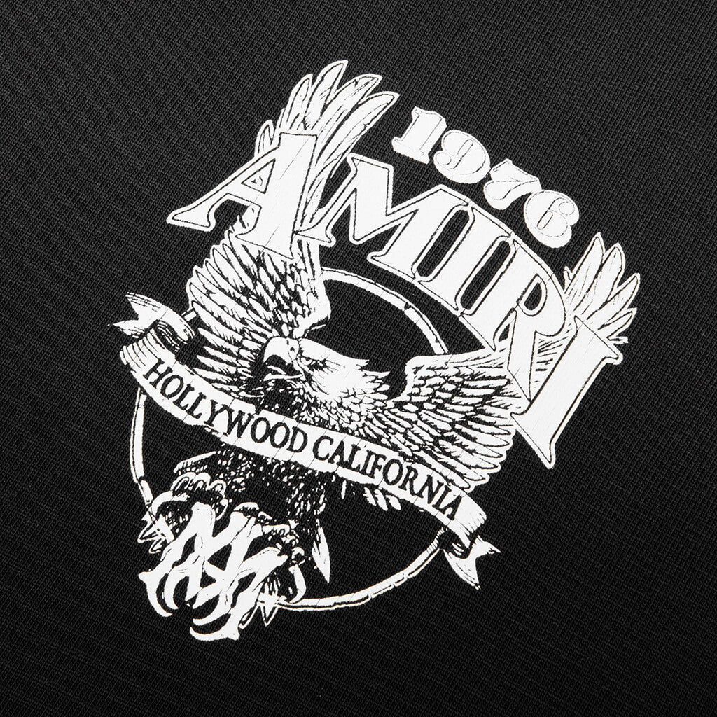 Amiri Eagle Oversized Tee - Black - Image 3