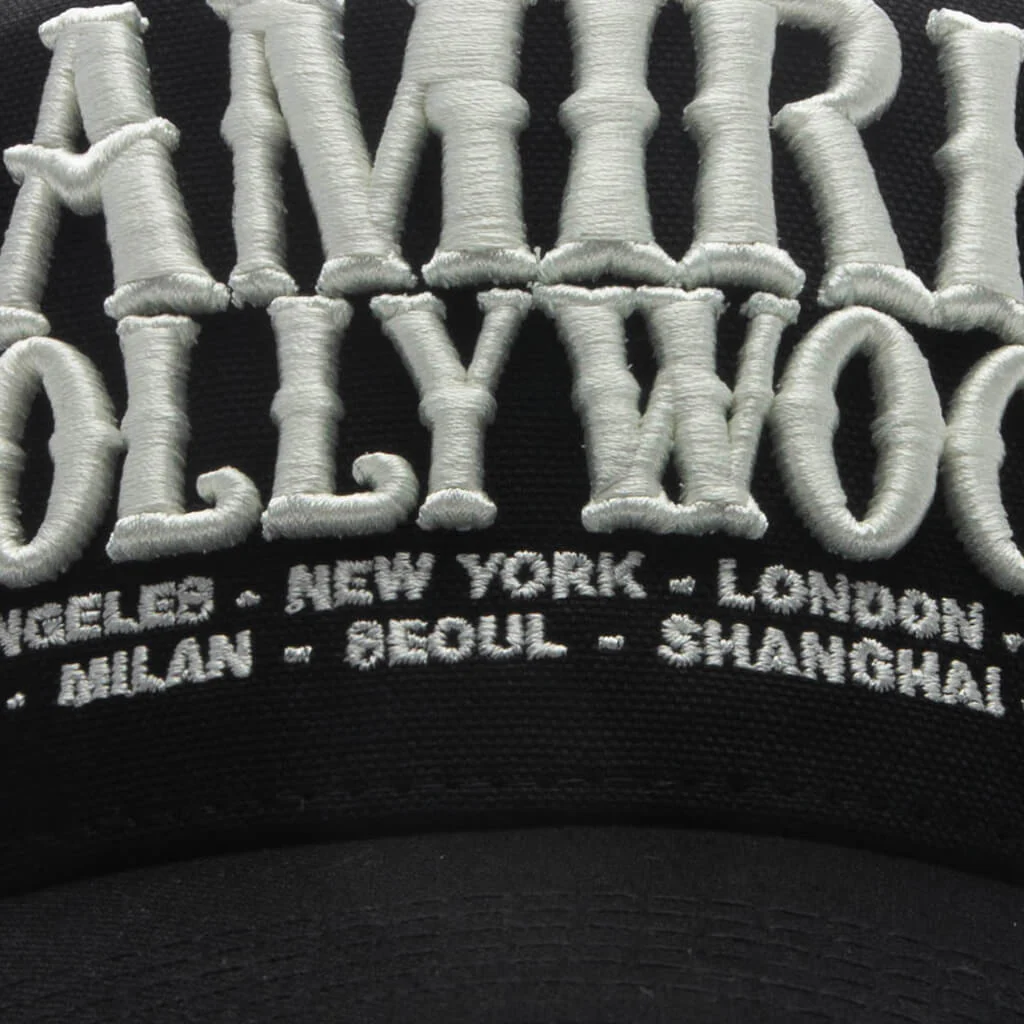 Amiri Hollywood Trucker Hat - Black - Image 4