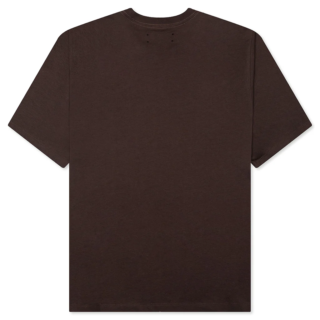 Amiri Stitch Tee - Shaved Chocolate - Image 2