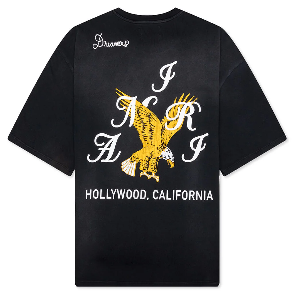 Amiri Eagle Oversized Tee - Black - Image 2