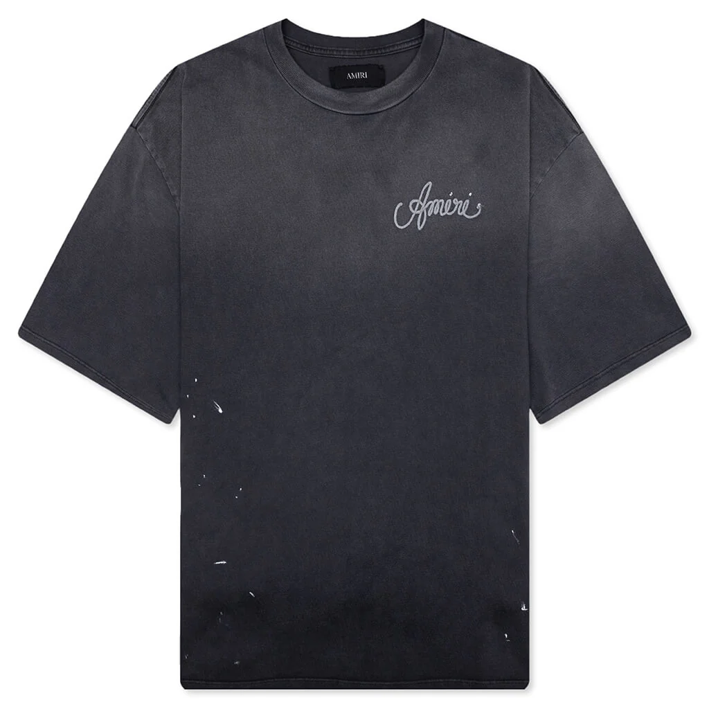 Amiri Design Studio Oversized Tee - Black