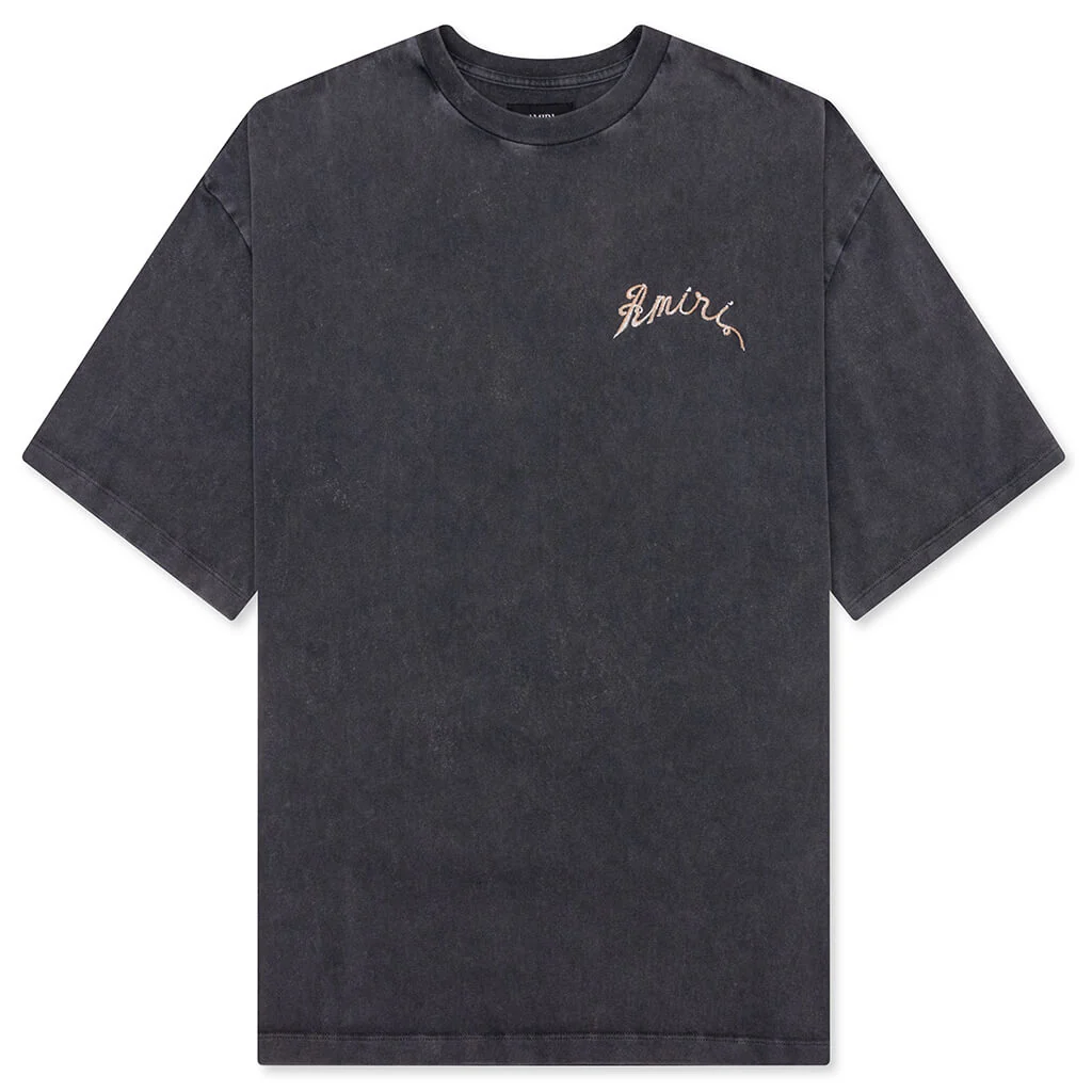Amiri Dragon Oversized Tee - Black