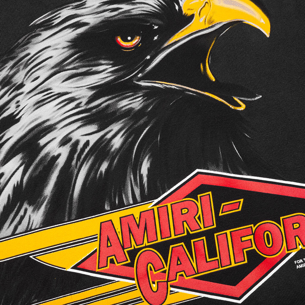 Amiri Eagle Oversized Tee - Black - Image 3