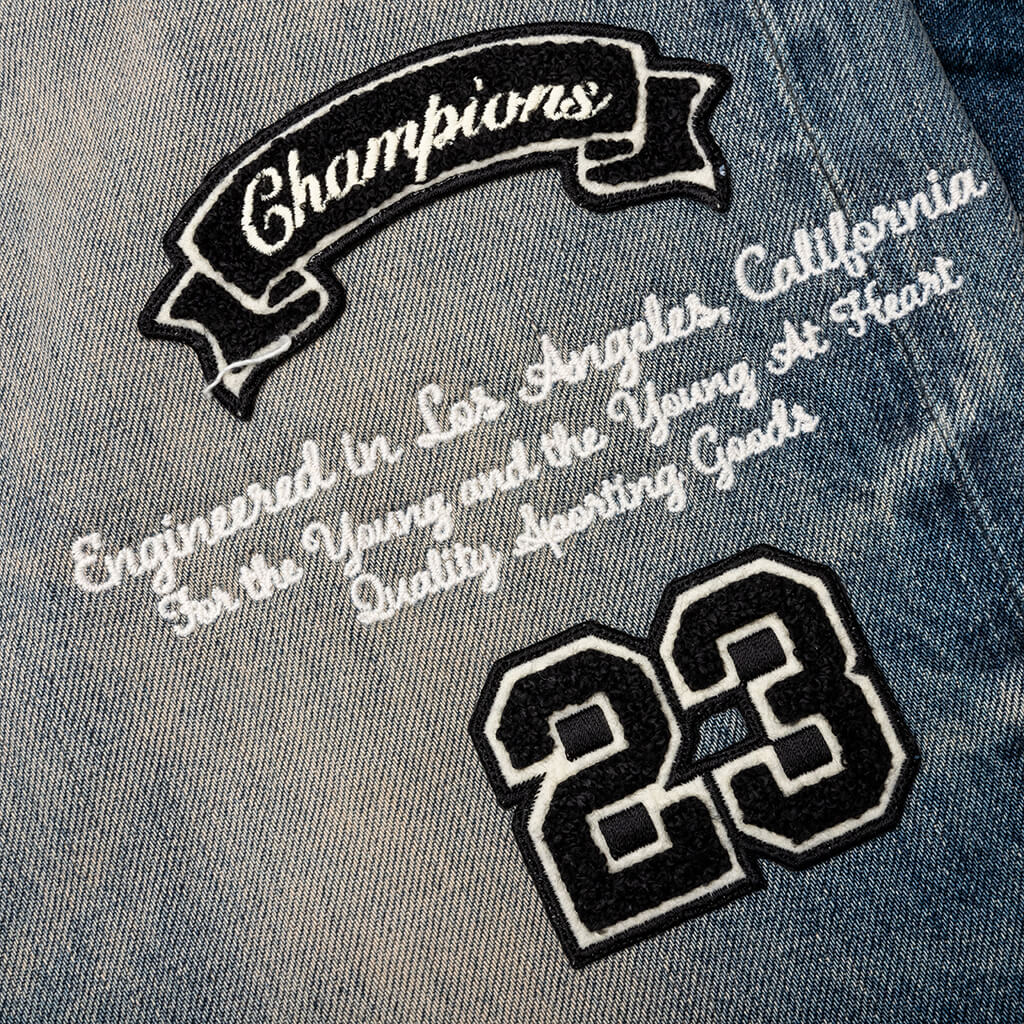 Hockey Logo Straight Jean - Vintage Logo - Image 4