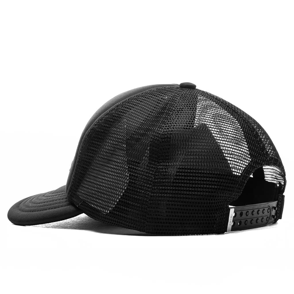 Amiri Hollywood Trucker Hat - Black/Black - Image 3