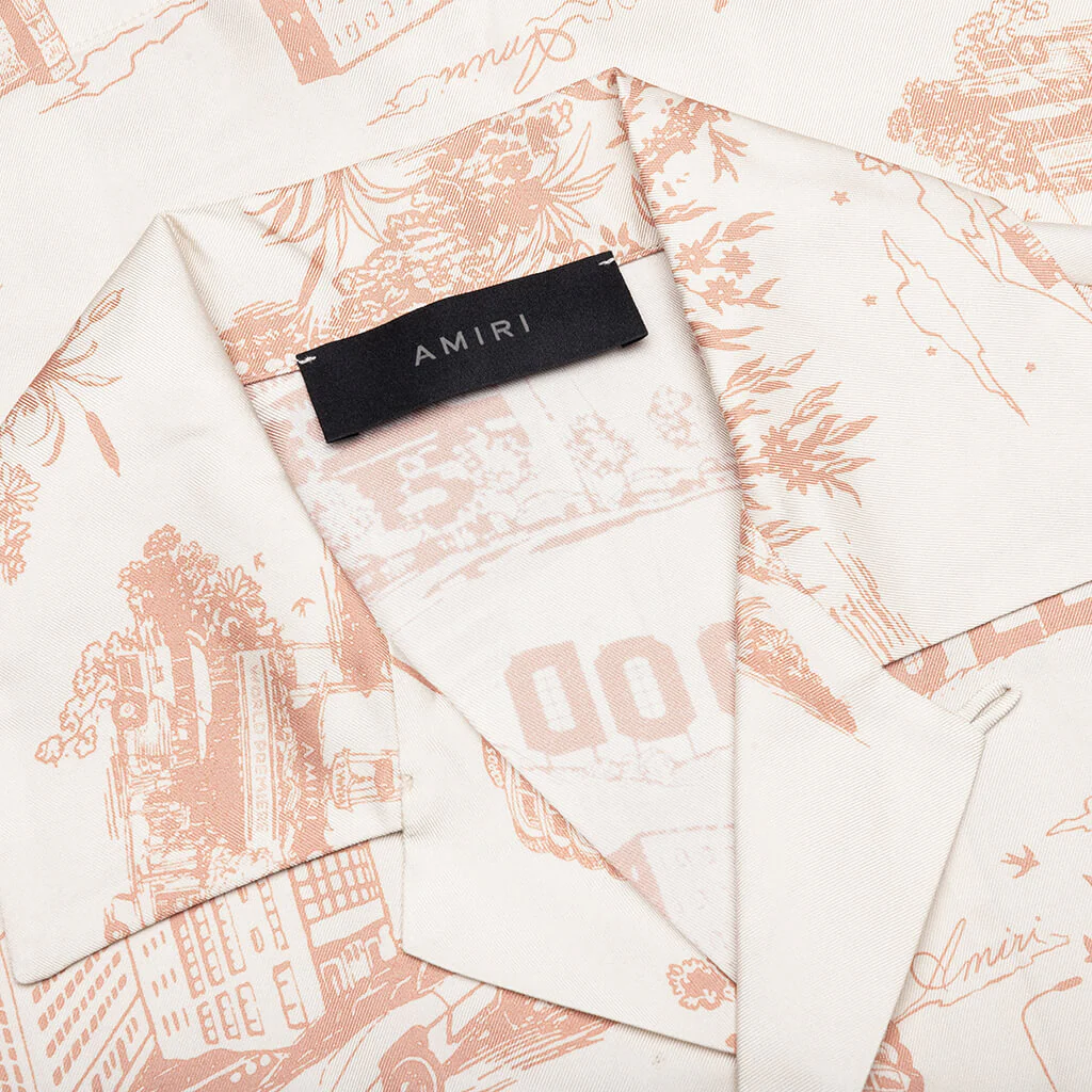 LA Landmark Bowling Shirt - Alabaster - Image 3