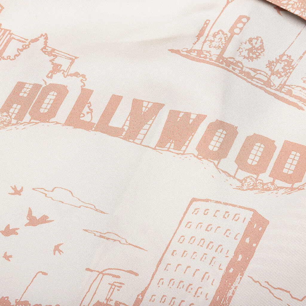 LA Landmark Bowling Shirt - Alabaster - Image 4