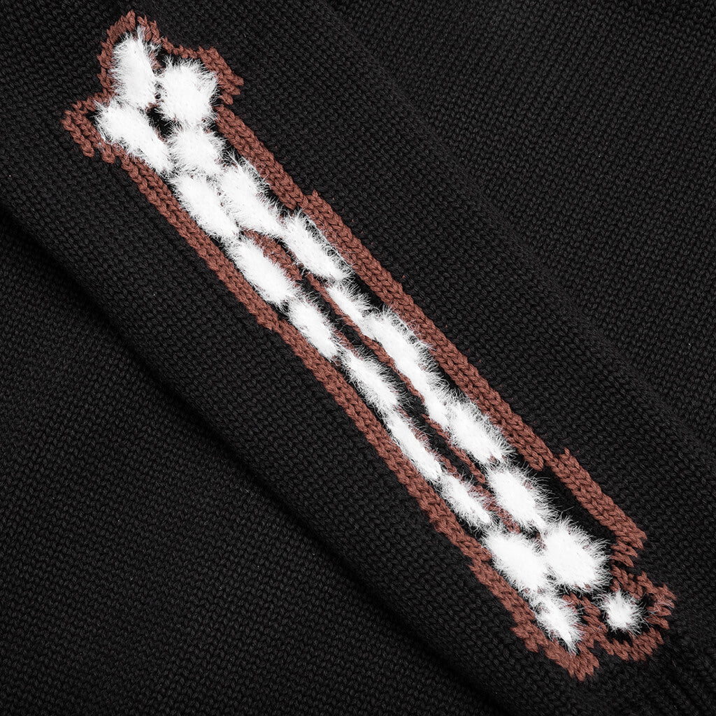 Leopard Bones Cardigan - Black - Image 4