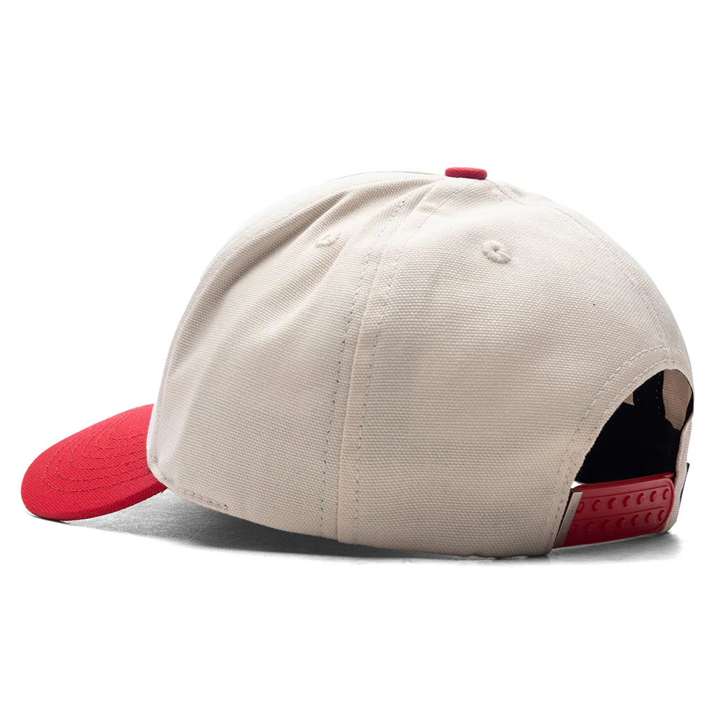 Ma Canvas Hat - Alabaster/Red - Image 4