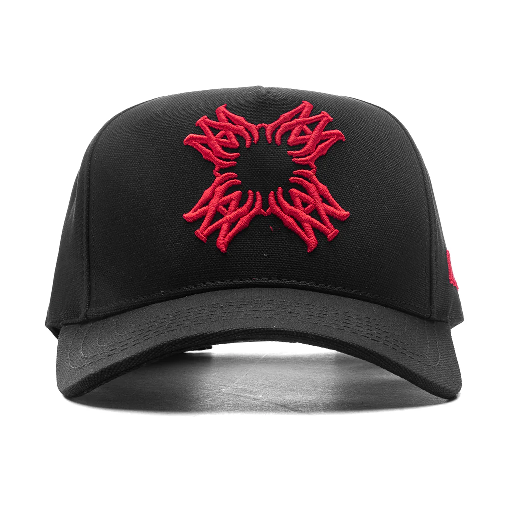 MA Quad Canvas Hat - Black/Red