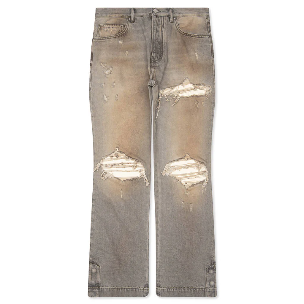 MX1 Straight Flare Jean - Rust Indigo