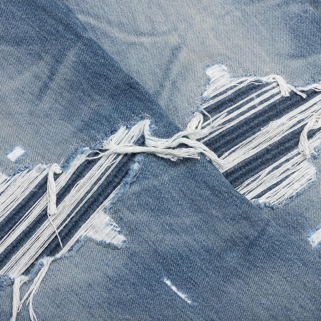 Pleated Denim Straight MX1 Jean - Honeycomb Indigo - Image 4