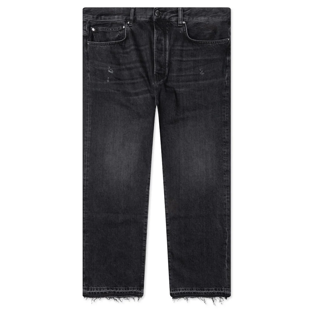 Released Hem Straight Jean - Vintage Black