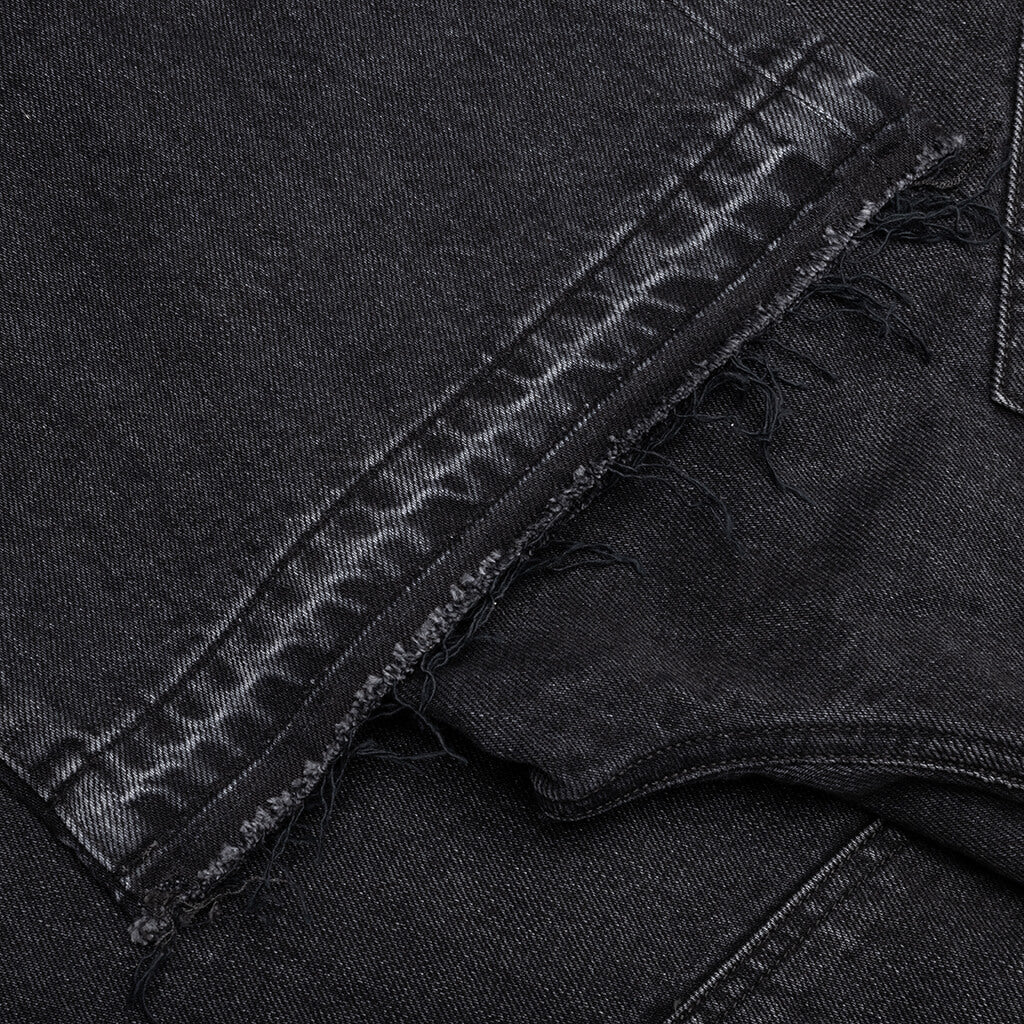 Released Hem Straight Jean - Vintage Black - Image 5